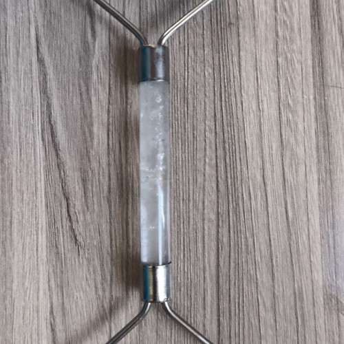 Quartz Dual-Ended Facial Roller like new with 100% real quartz crystal