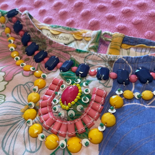Monsoon girls kaftan like new aged 3-4