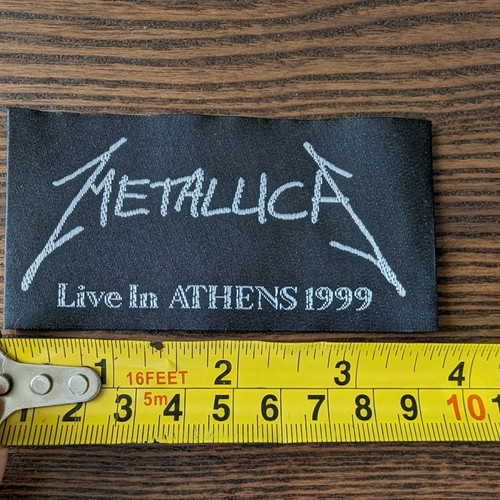 Metallica Patch Live In Athens 1999 New
