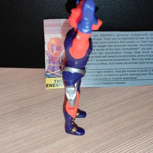 G.I.JOE Annihilator (v1) 1989 action figure used, complete with accessories