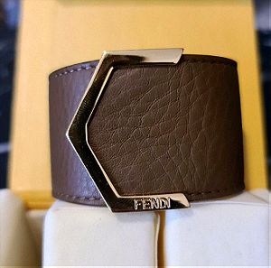 Δερμάτινο βραχιόλι FENDI real leather