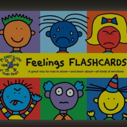 Flashcards memory game for feelings in English like new