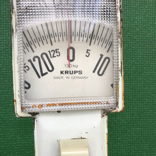 Krups analog floor scale 130kg used