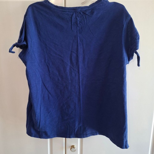Marks & Spencer cotton blouse blue-purple size L/XL like new