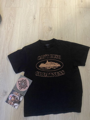 Corteiz CRG Tee like new, size S, black and beige