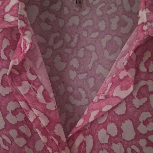 Animal Print Shirt used, pink, XL size