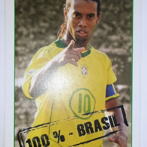 Ronaldinho & Robinho Collectible Card like new, Brazil 2006