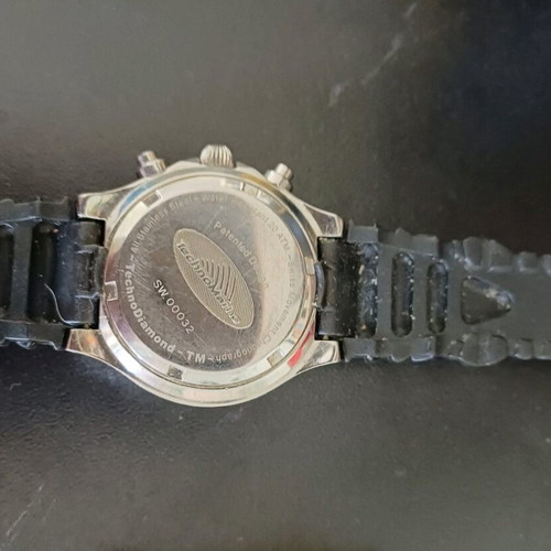 Technomarine Technodiamond Chrono Graph women's watch used, diamond bezel, mother of pearl dial
