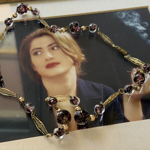 Vintage Italian Long Necklace Murano like new