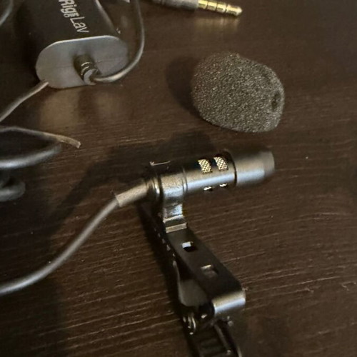 iRig Mic Lav professional lavalier microphone 2-pack like new