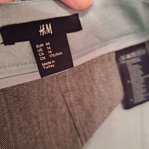 H&M skirt XL blue waxed look like new