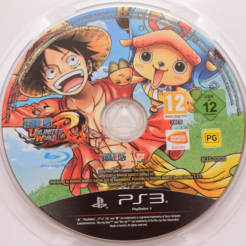 One Piece: Unlimited World Red PS3 game very good to excellent condition