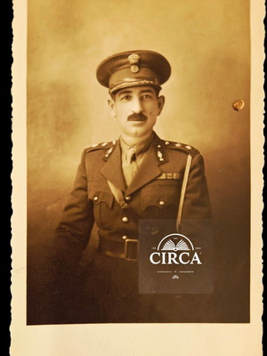 Έλληνας αξιωματικός στρατού vintage φωτογραφία μεταχειρισμένη c.1935–1940 Καβάλα