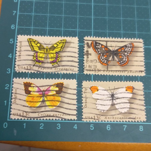 United States 1977 butterfly stamps like new