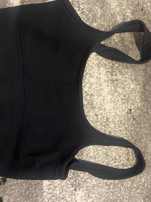 Luigi women's sports bra like new, black, size M