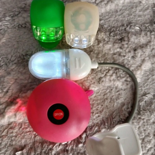 Battery lights like new, set of 4 with light mode changes