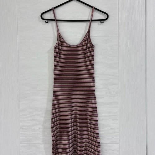 Brandy Melville Horizontal Stripes Dress size XS like new, colorful