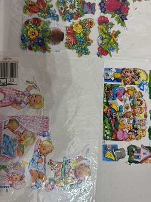 Vintage collectible stickers used from Germany
