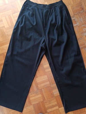 Wendy ανδρόγυνο φαρδύ παντελόνι one size σαν καινούργιο, μαύρο