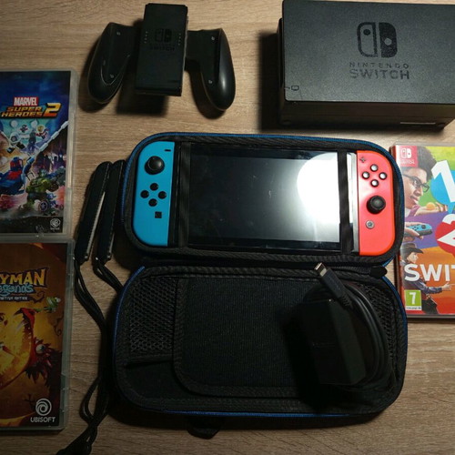 Nintendo Switch like new with case