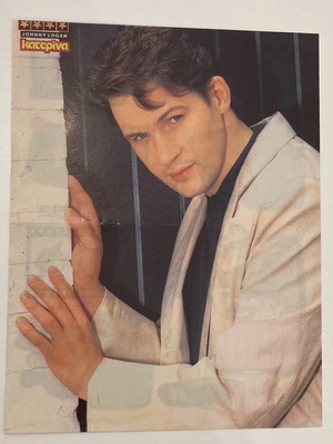 Johnny Logan Magazine Poster Katerina In good condition Price 4 Euros