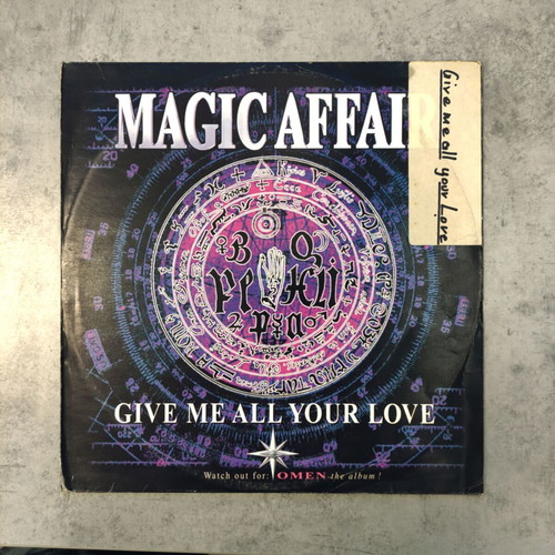 Magic Affair Give Me All Your Love 12" Vinyl Maxi Single used