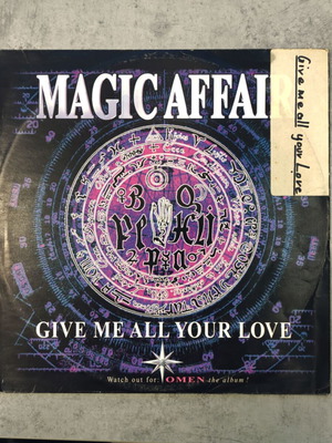 Magic Affair Give Me All Your Love 12" Vinyl Maxi Single used