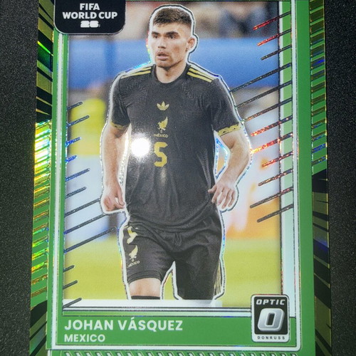 2025-26 Panini Donruss Johan Vásquez Optic Green Card #56/75 like new