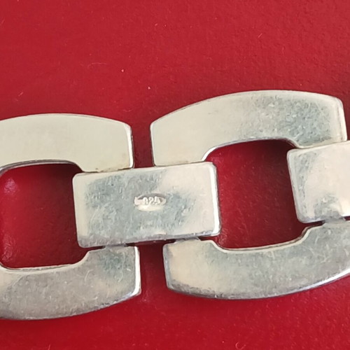 925 silver solid bracelet, 30 grams, 18 cm
