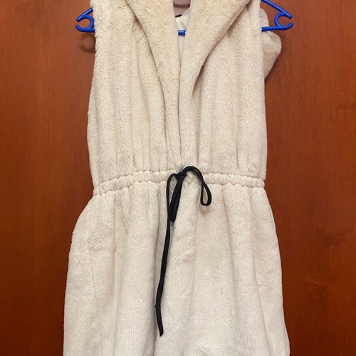 Faux Fur Vest like new, beige, size M