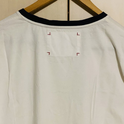 Boggi Milano men's cotton t-shirt like new, white and blue