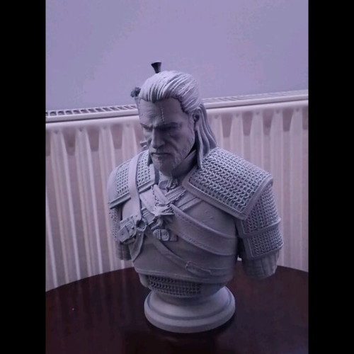 Gerald of Rivia The Witcher bust like new 3D printed 29.5 cm