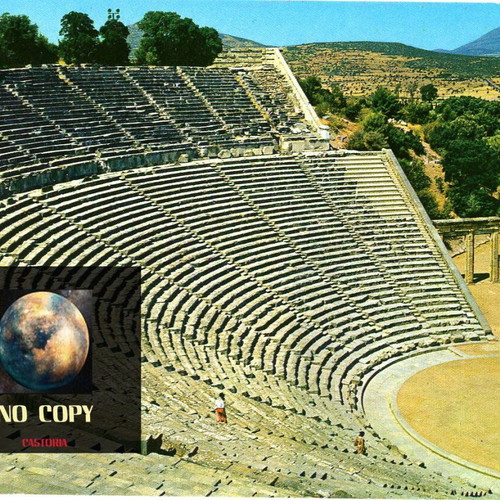 Postcard Epidaurus The Theatre used