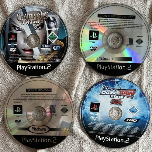 PlayStation 2 games like new, discs only