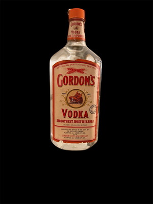 Vintage μπουκάλι Gordon's Vodka 1,75L 1970-1980, συλλεκτικό