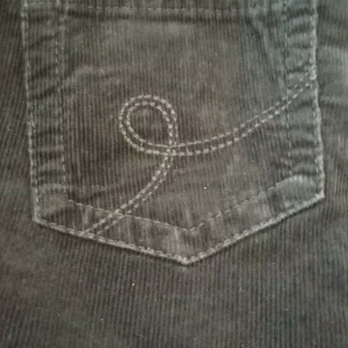 Dorothy Perkins black corduroy flare pants size 40 like new