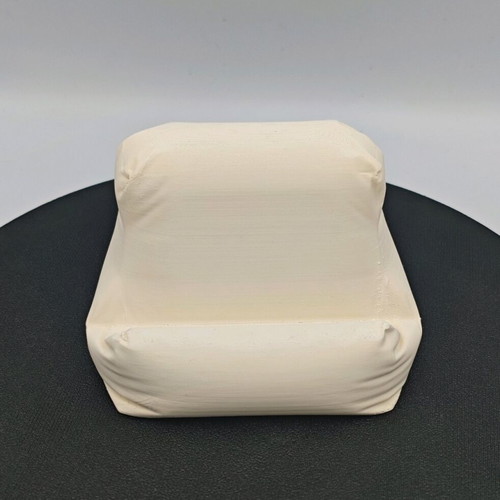 Mobile phone stand pouf-shaped, new, 3D printed