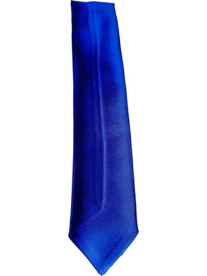 Детска сатенена вратовръзка Royal Blue връзвана, един размер, нова