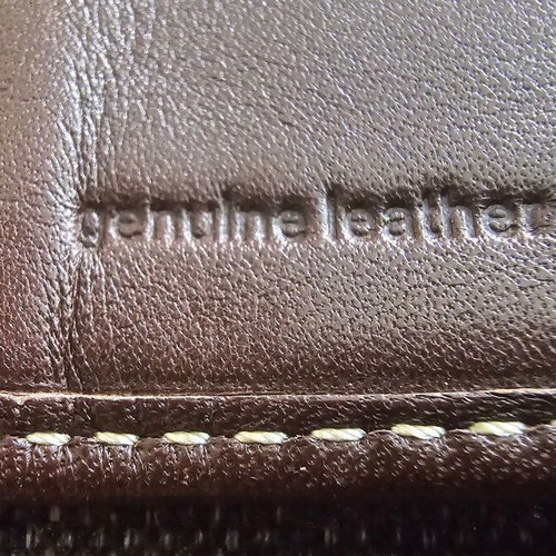 Calvin Klein men's leather wallet brown like new with coin pocket