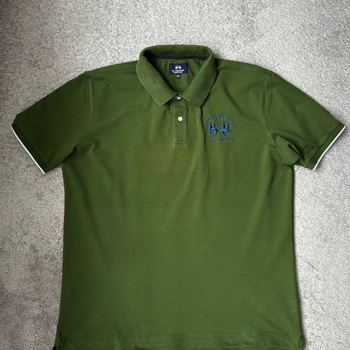 La Martina Polo t-shirt used, size XXL, green