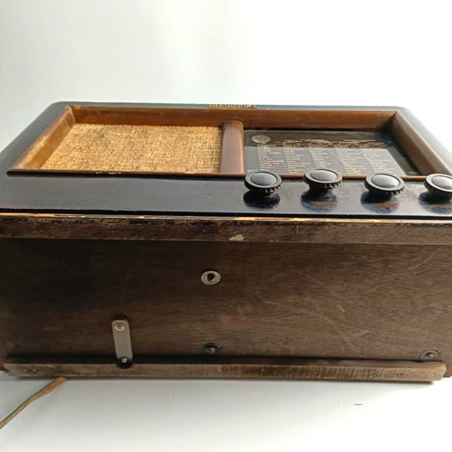 Large wooden Blaupunkt W 846 E radio 1941 used