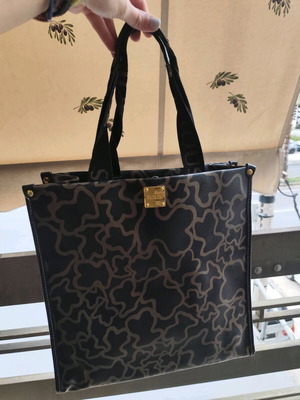 Tous tote bag like new, black and brown