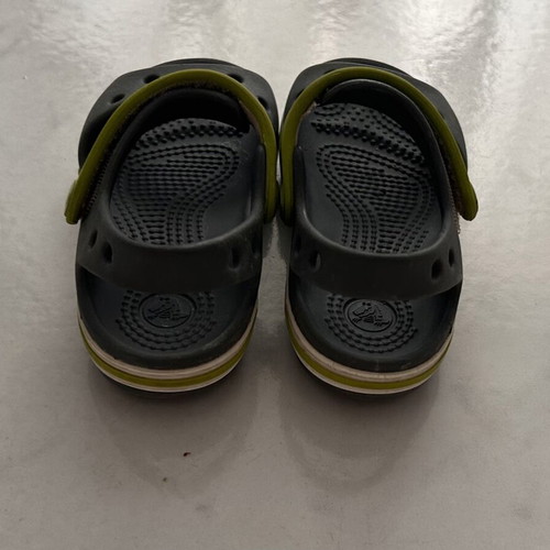 Crocs Crocband Sandal kids size 23-24 used, gray