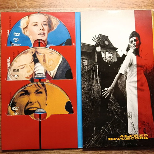 Alfred Hitchcock 7 DVD collection with Greek subtitles