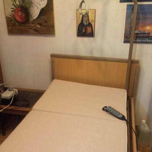 Electric Adjustable Hospital Bed with Mattress like new