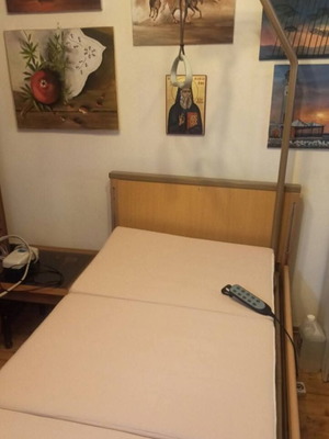 Electric Adjustable Hospital Bed with Mattress like new