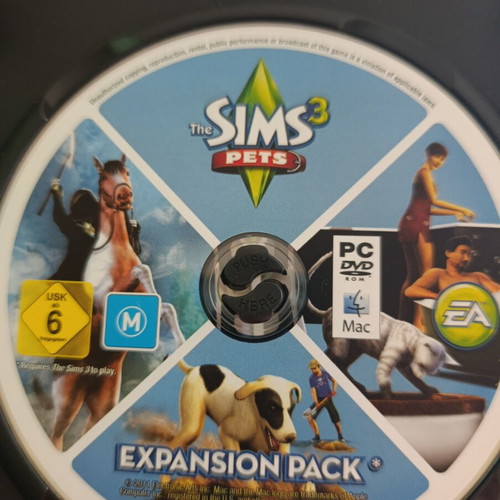 The Sims 3 PC game with Ambitions, Pets, and Supernatural expansions
