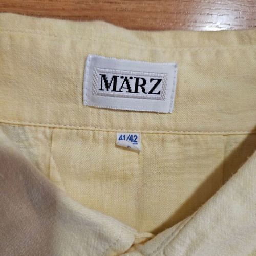 Vintage shirt März L like new, yellow