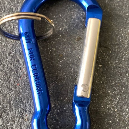 Metal keychain used