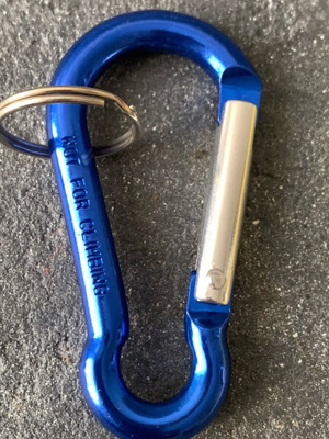 Metal keychain used